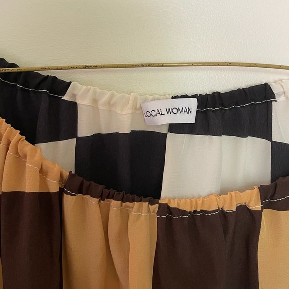 Local Woman Chess Dress - Picture 4 of 5